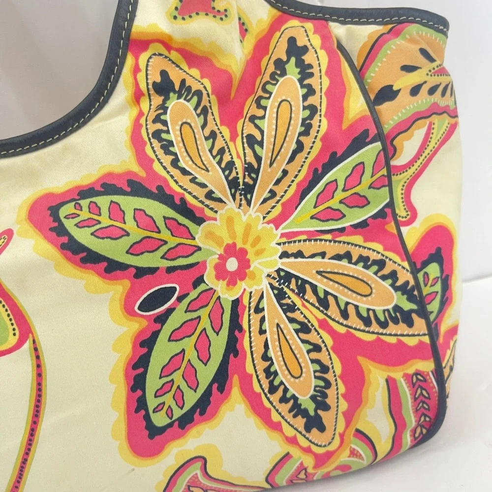 Floral Shoulder Bag‎ Y2K Resort Lilly Pulitzer Style Paris Hilton Bright Purse